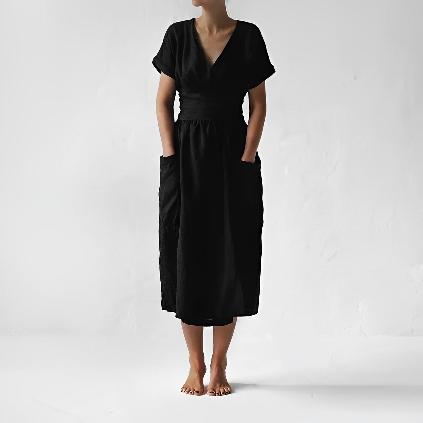 Elegantes Leinenkleid Johanna