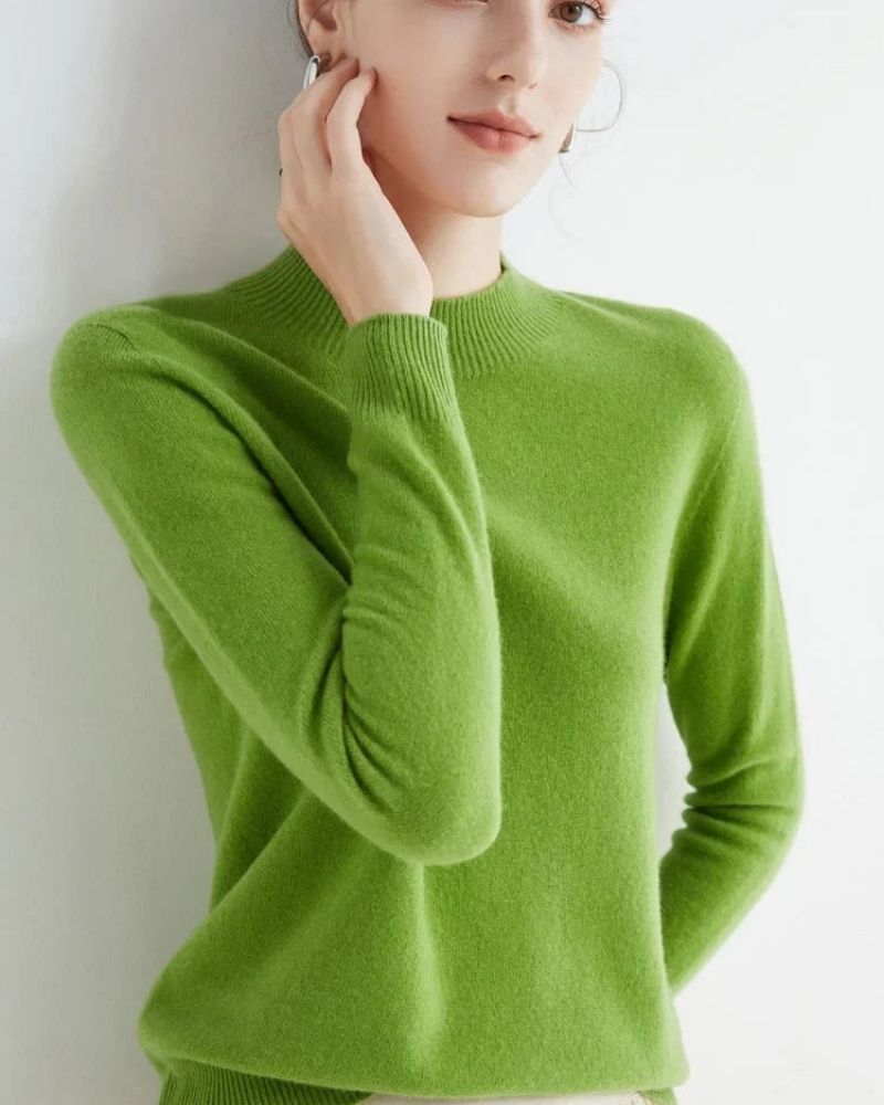 ModeGeist | Mock-Neck-Pullover