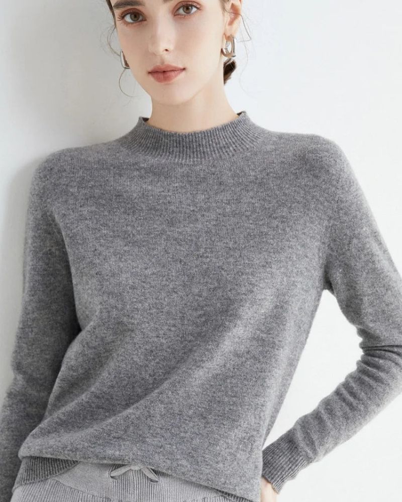 ModeGeist | Mock-Neck-Pullover