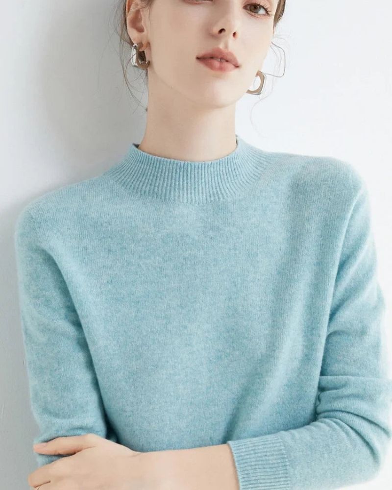 ModeGeist | Mock-Neck-Pullover