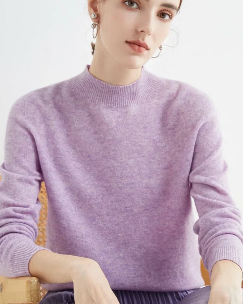 ModeGeist | Mock-Neck-Pullover