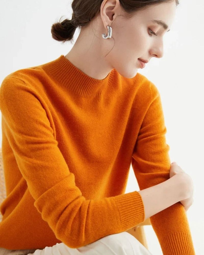 ModeGeist | Mock-Neck-Pullover