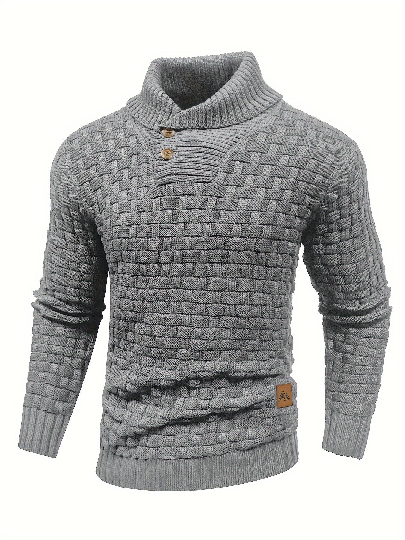 ModeGeist | Strickpullover mit Geflochtenem Muster Klassisch und Bequem Perfekt für Den Alltag