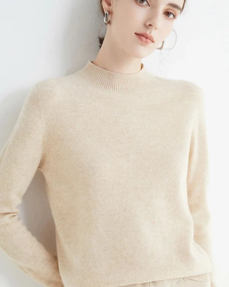ModeGeist | Mock-Neck-Pullover