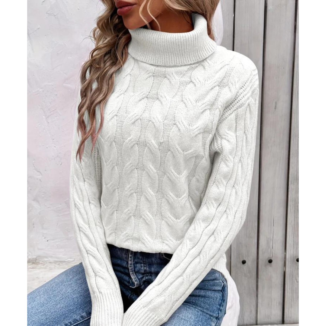 ModeGeist | Klassischer Eleganter Rollkragenpullover