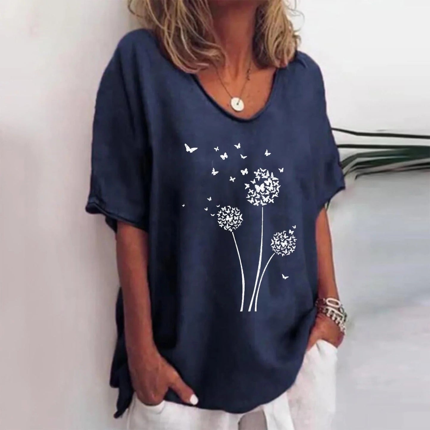 Damen Oversize-Shirt aus Rose