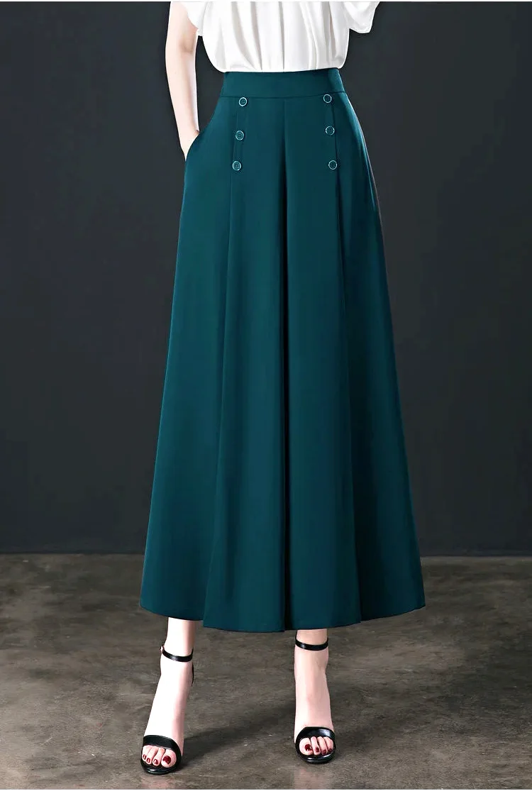 Damenhose Caren: Weite, stilvolle Plisseerose
