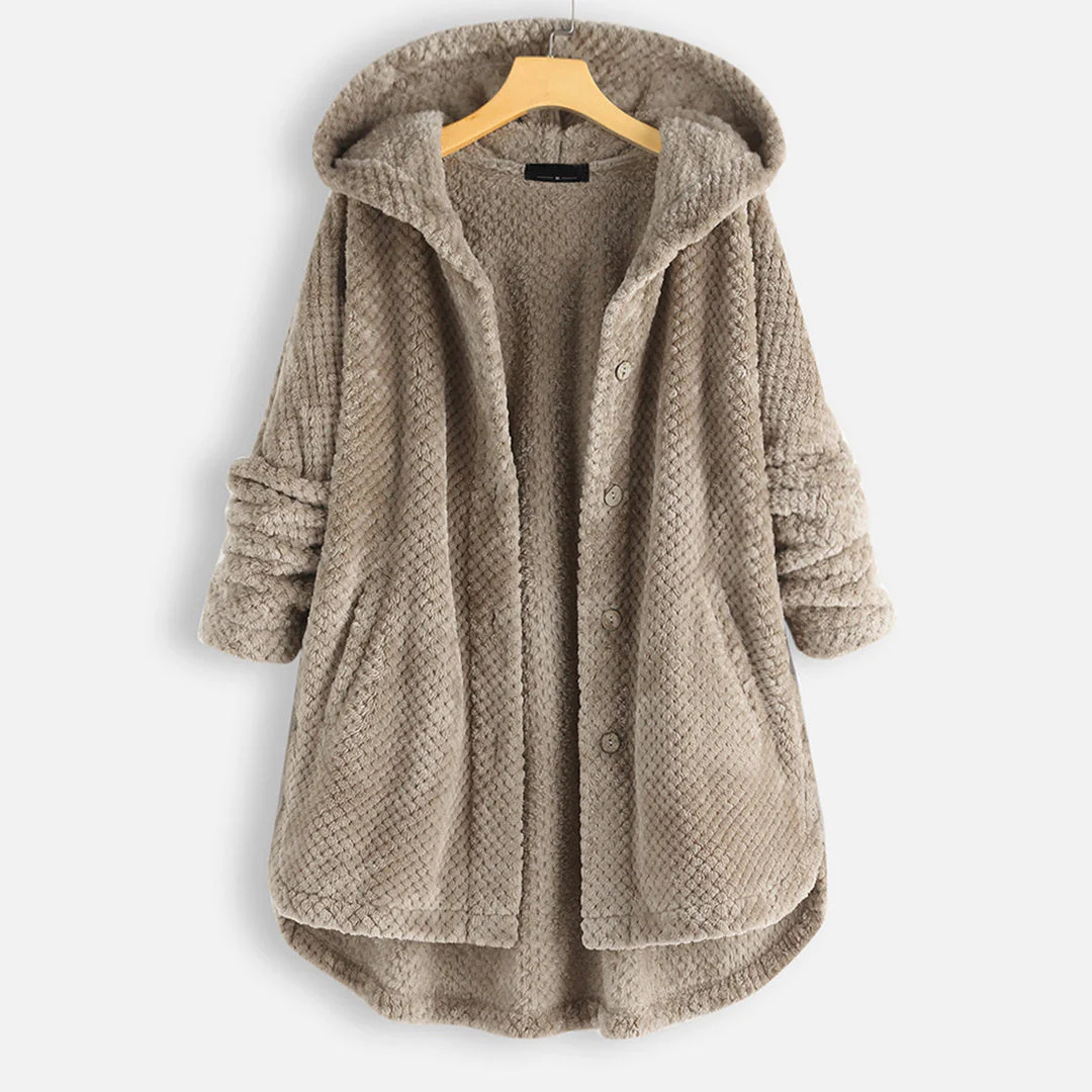 ModeGeist | Daunenjacke mit Kapuze für Damen Warm