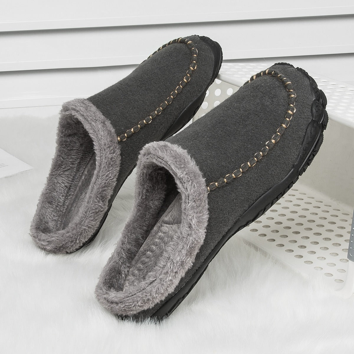 Warme Hausschuhe (Stiefel)