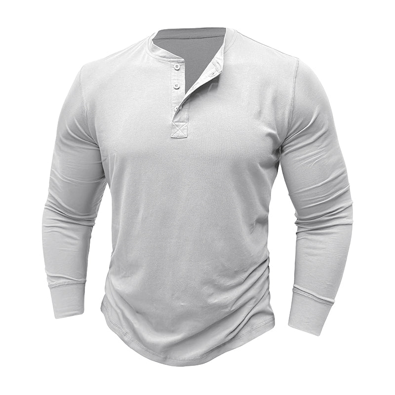 TILMAN – Tailliertes T-Shirt mit langen Ärmeln