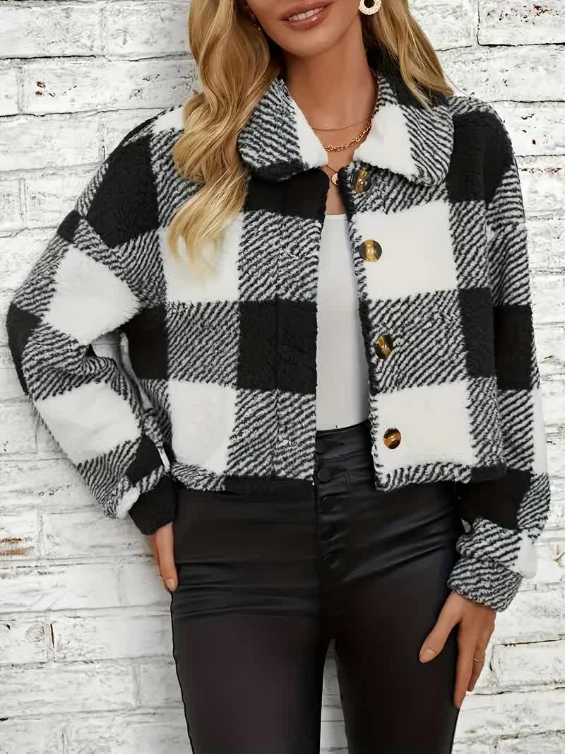 ModeGeist | Leichte Karierte Sommerjacke