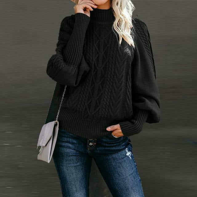 ModeGeist | Fester Strickpullover im Klassischen Stil