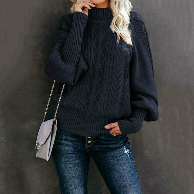 ModeGeist | Fester Strickpullover im Klassischen Stil