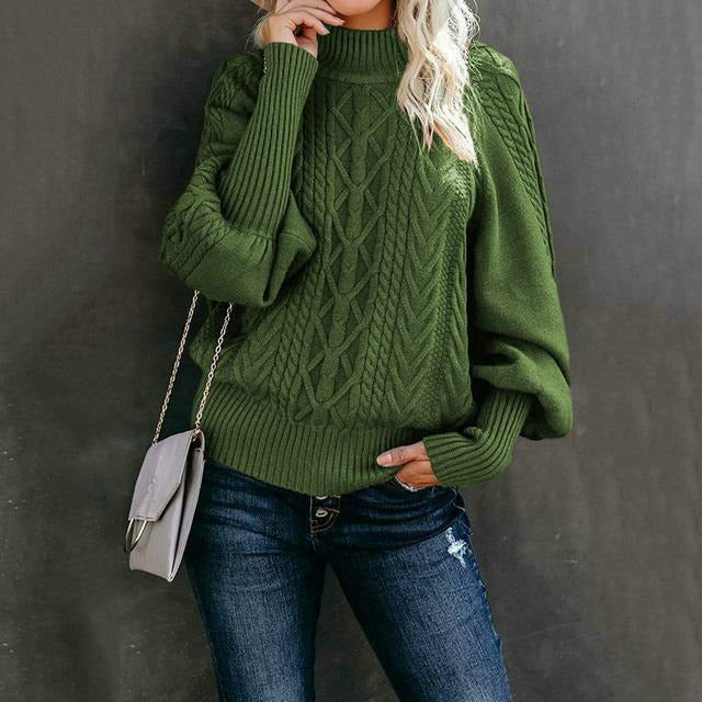ModeGeist | Fester Strickpullover im Klassischen Stil
