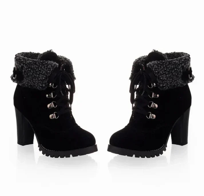 ModeGeist | Winterstiefel mit Absatz – Stylisch und Warm