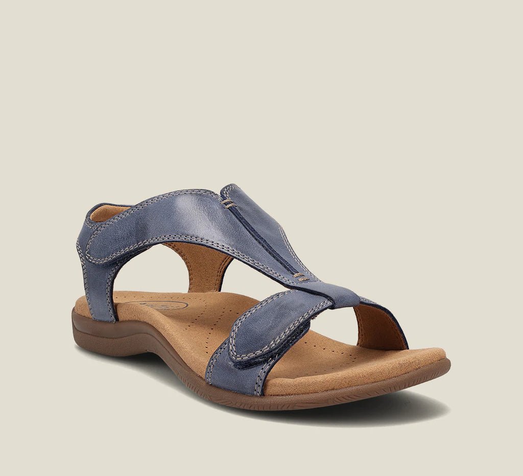 MODEGEIST Damen Orthopädische Sandalen Veganes Leder Memory Foam Komfort
