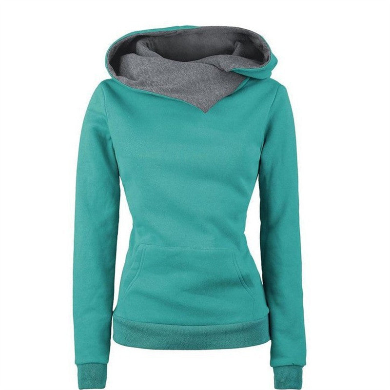 Damen Kapuzenpullover mit asymmetrischem Schnitt ModeGeist