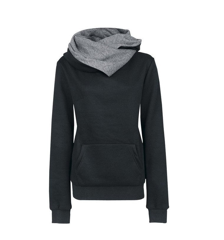 Damen Kapuzenpullover mit asymmetrischem Schnitt ModeGeist