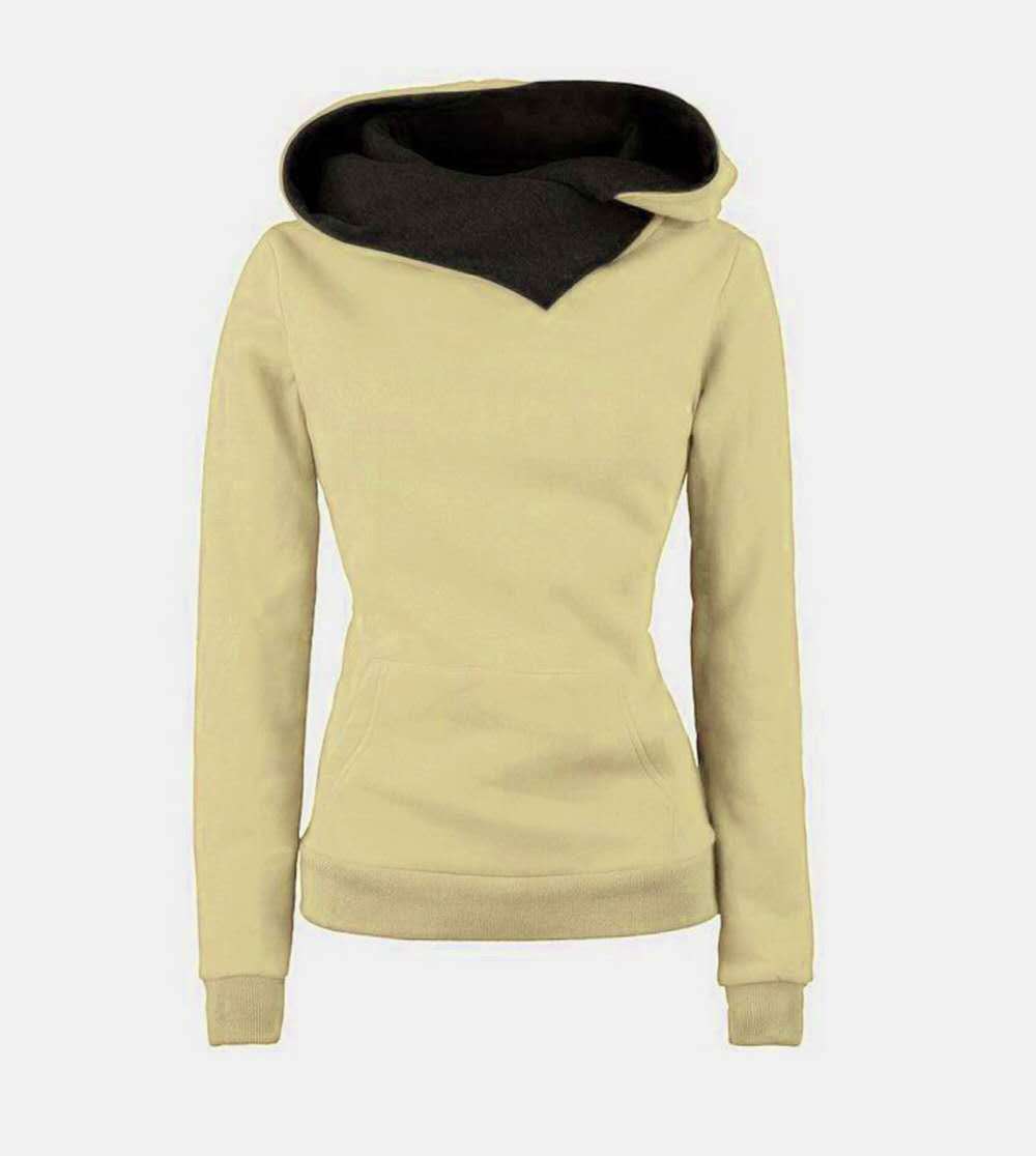 Damen Kapuzenpullover mit asymmetrischem Schnitt ModeGeist