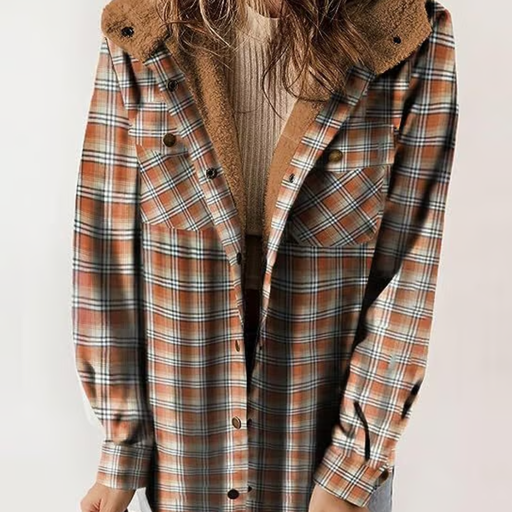 ModeGeist | Karierten Kapuzenjacke – Lässiger Herbst - Look