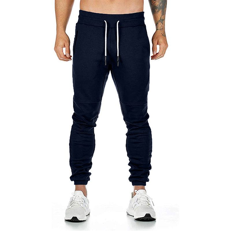 Herren Sportliche Jogginghose mit praktischen Reißverschlusstaschen und elastischem Bund ModeGeist
