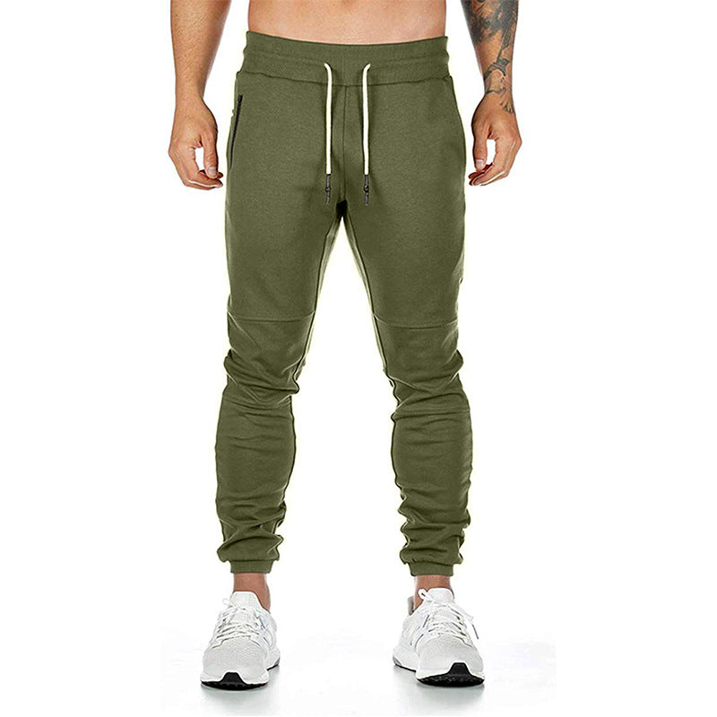 Herren Sportliche Jogginghose mit praktischen Reißverschlusstaschen und elastischem Bund ModeGeist
