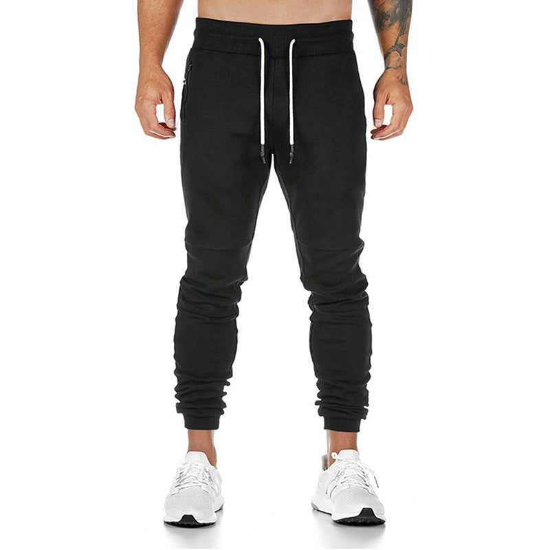 Herren Sportliche Jogginghose mit praktischen Reißverschlusstaschen und elastischem Bund ModeGeist