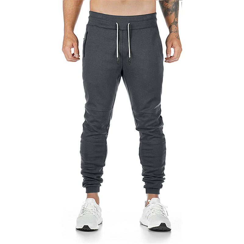 Herren Sportliche Jogginghose mit praktischen Reißverschlusstaschen und elastischem Bund ModeGeist