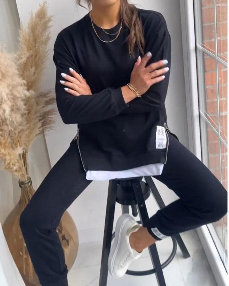 ModeGeist | Sweater und Hose Zweiteiler Set
