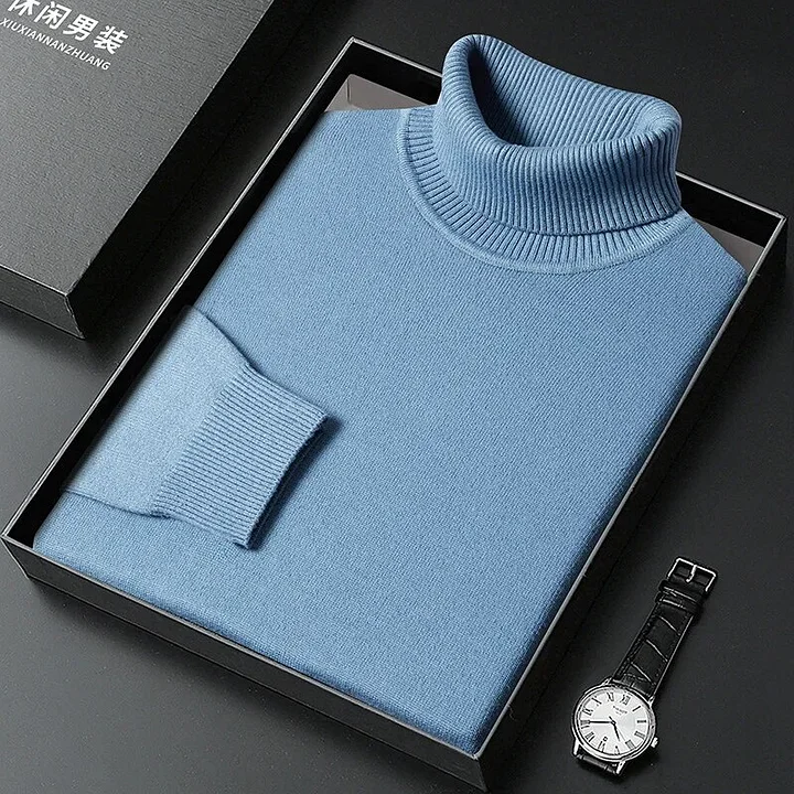 Eman Rollkragenpullover, Slim Fit