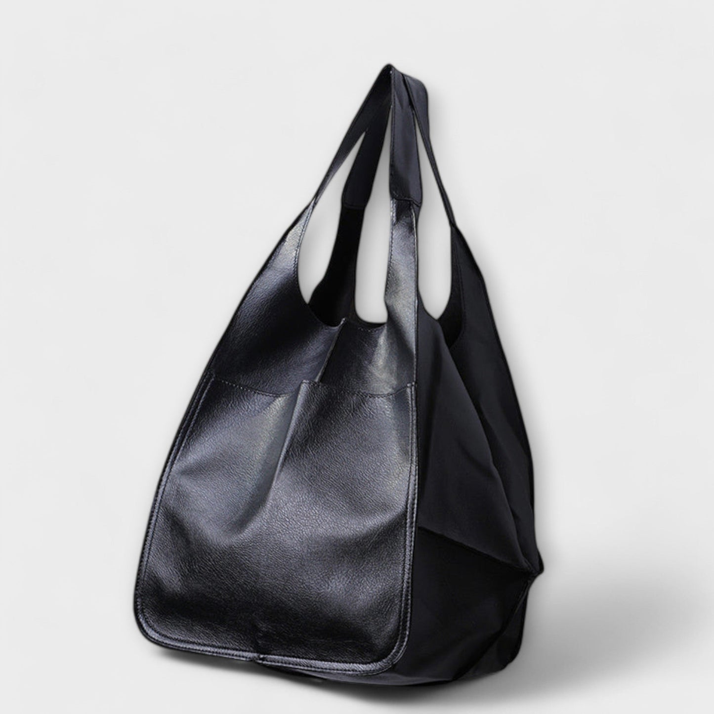 MODEGEIST Damen Alltagstasche Geräumig Schwarz Handtasche