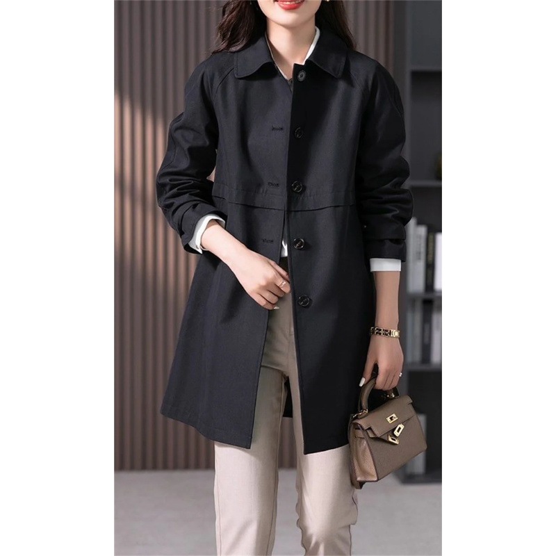 ModeGeist | Damen Wasserdichter Trenchcoat Lässig