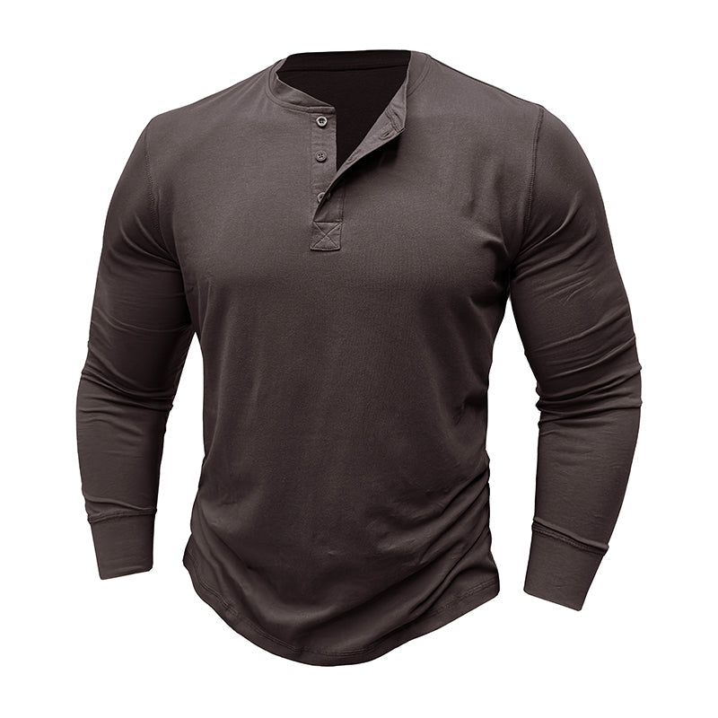 TILMAN – Tailliertes T-Shirt mit langen Ärmeln