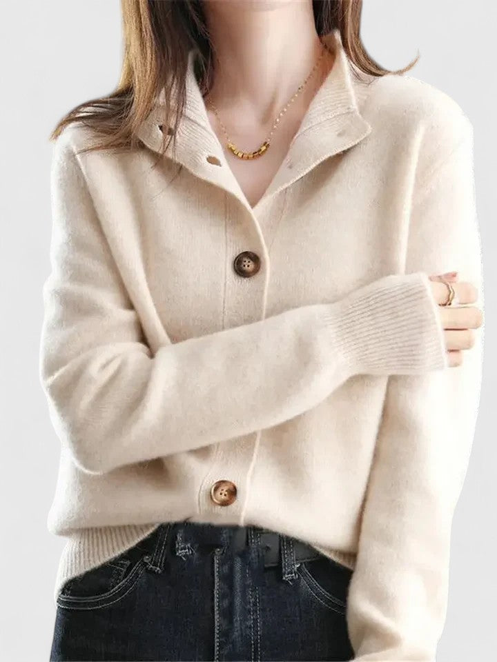 ModeGeist | Strickcardigan mit Knopfleiste