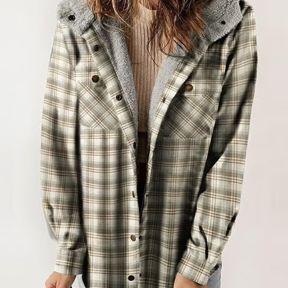 ModeGeist | Karierten Kapuzenjacke – Lässiger Herbst - Look
