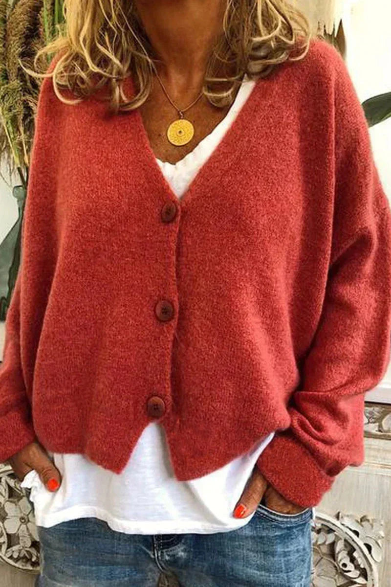 ModeGeist | Schlichte und Stilvolle Allgemeine Strickjacke