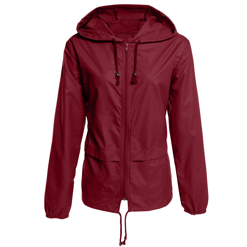 ModeGeist | Leichte wasserfeste Jacke mit Kapuze Elarat