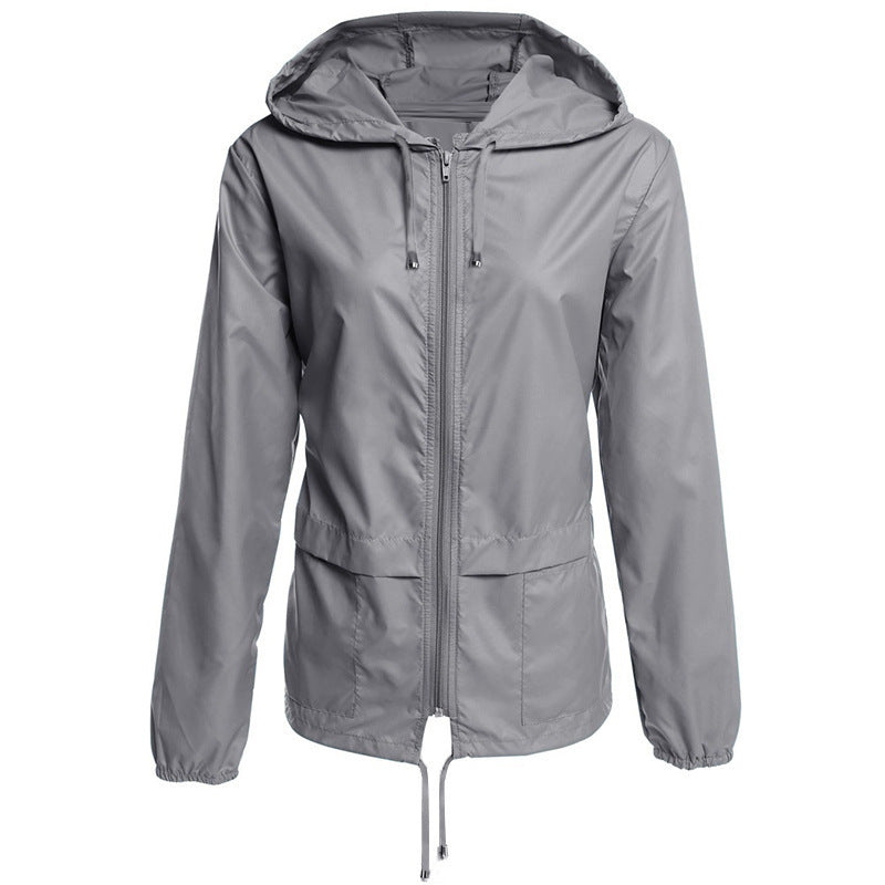 ModeGeist | Leichte wasserdichte Jacke mit Kapuze