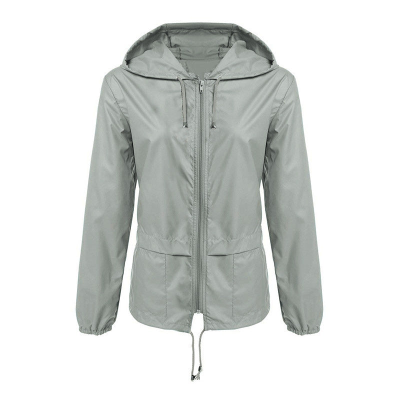 ModeGeist | Leichte wasserfeste Jacke mit Kapuze Elarat