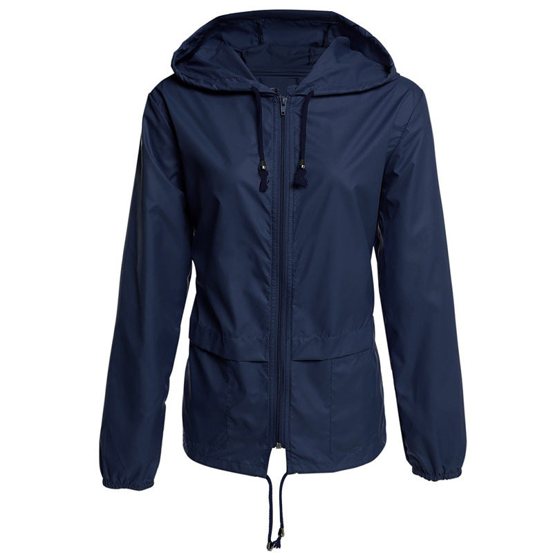 ModeGeist | Leichte wasserdichte Jacke mit Kapuze