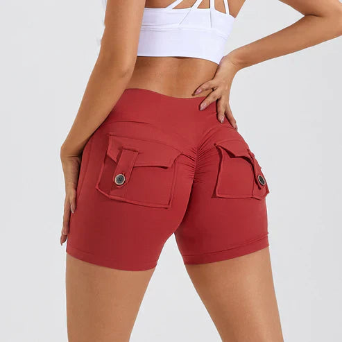 Louisa High-Waist Shorts with a Butt Lift Effect