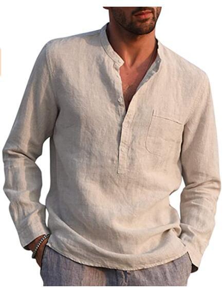 Herren V-Neck Langarm-Shirt von Dexter