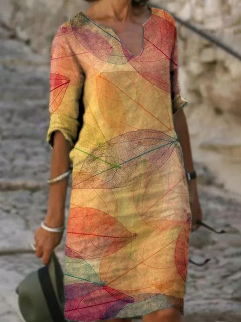 MODEGEIST: Elegantes und bequemes Leinenkleid