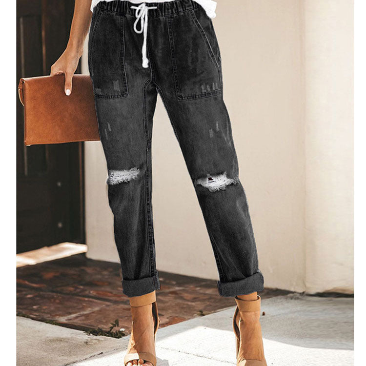 ModeGeist | Distressed-Jeanshose