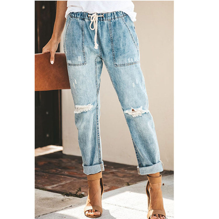 ModeGeist | Distressed-Jeanshose