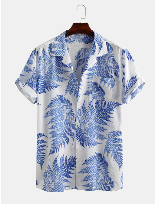 Tropisches Freizeit-Hemd für Herren mit stylischem Print