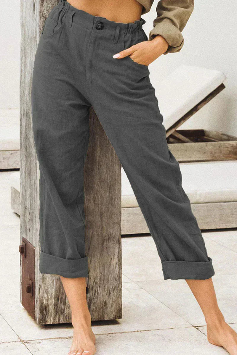 Keisha: Modische Leinenhose für Damen