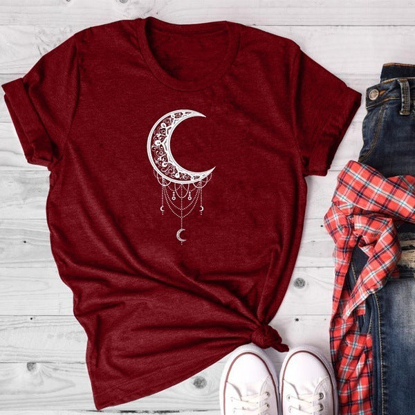 Baumwoll-T-Shirt für Damen von Fudus mit Aufdruck