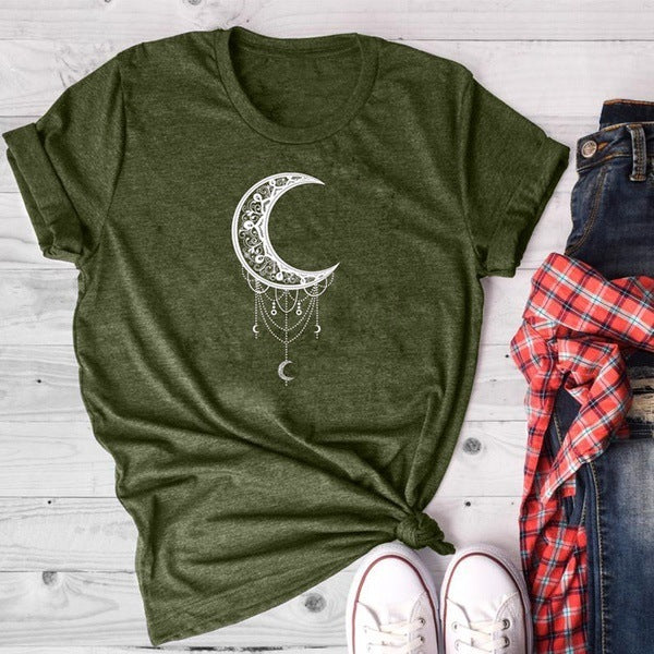 Baumwoll-T-Shirt für Damen von Fudus mit Aufdruck