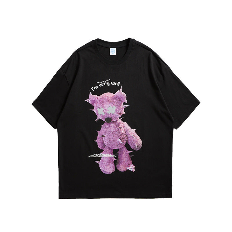 Großes, reflektierendes T-Shirt mit Tiermotiv von Fudus